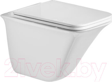 Изображение товара Унитаз подвесной с инсталляцией WeltWasser Rotbach 004 GL-WT + Marberg 507 RD 