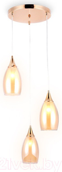 Изображение товара Потолочный светильник Ambrella TR3549/3 GD/TI (золото/янтарь)