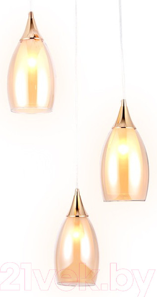 Изображение товара Потолочный светильник Ambrella TR3549/3 GD/TI (золото/янтарь)