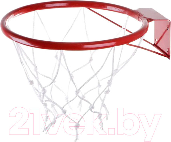 Изображение товара Баскетбольное кольцо No Brand КБ31 №3 с сеткой (295мм)