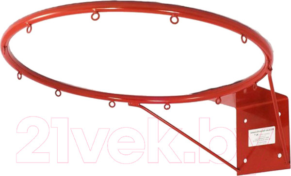 Изображение товара Баскетбольное кольцо No Brand КБ73 №7 без сетки (450мм)