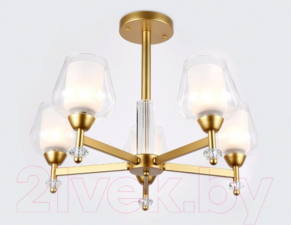 Изображение товара Люстра Ambrella TR3154/5 GD/CL (золотистый/прозрачный)