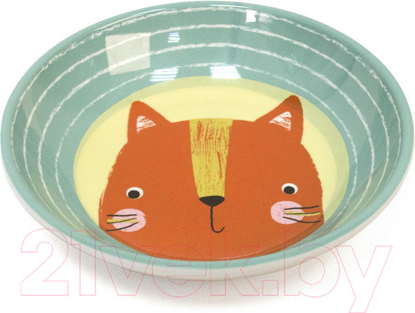 Изображение товара Миска для животных Tarhong Best Friends / TCT3052CSDCF (голубой с рисунком)