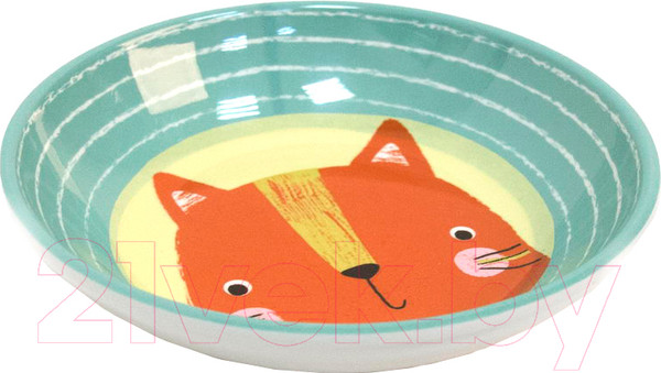 Изображение товара Миска для животных Tarhong Best Friends / TCT3052CSDCF (голубой с рисунком)