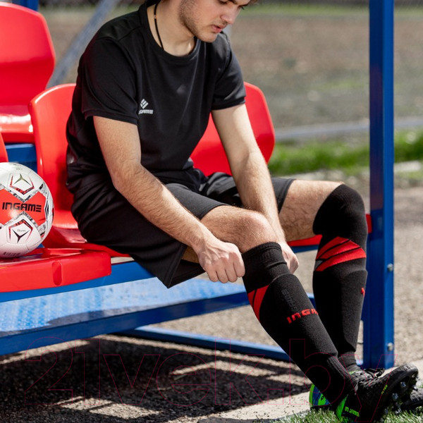 Изображение товара Гетры футбольные Ingame Взрослые (черный)