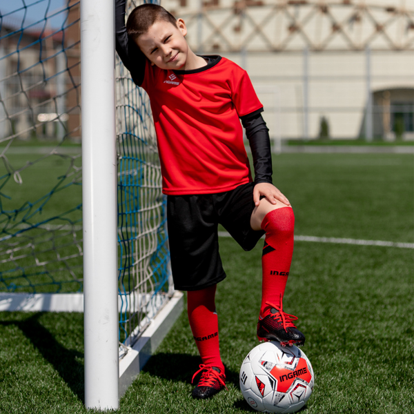 Изображение товара Гетры футбольные Ingame Детские (красный)