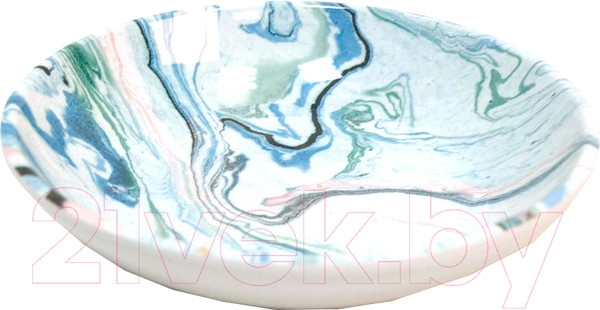 Изображение товара Миска для животных Tarhong Marble Swirl / TCT3052CSMS (мрамор цветной)
