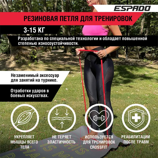 Изображение товара Эспандер Espado ES3101 (красный)