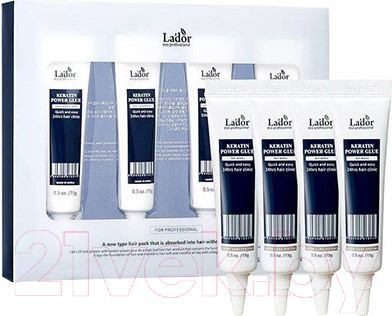 Изображение товара Сыворотка для волос La'dor Keratin Power Glue для секущихся кончиков (4x15г)