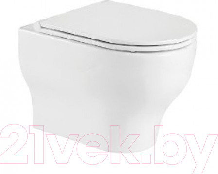 Изображение товара Унитаз подвесной с инсталляцией WeltWasser Erlenbach 004 GL-WT + Marberg 410 RD