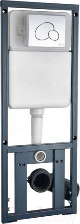 Изображение товара Унитаз подвесной с инсталляцией WeltWasser Erlenbach 004 GL-WT + Marberg 410 RD