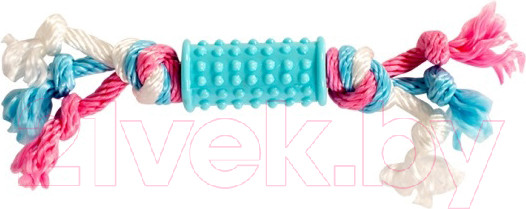 Изображение товара Игрушка для собак Duvo Plus Резиновый центр с веревками / 11429/DV