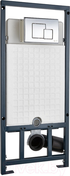 Изображение товара Унитаз подвесной с инсталляцией WeltWasser Jeckenbach 004 GL-WT + Marberg 507 SE