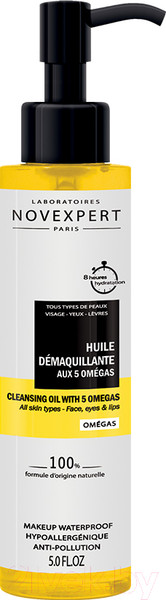 Изображение товара Гидрофильное масло Novexpert Omegas с 5 Омега кислотами (150мл)