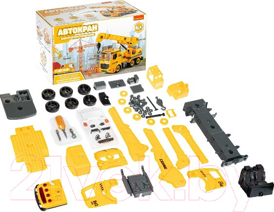 Изображение товара Конструктор инерционный Bondibon Собирай и играй. Автокран / ВВ4848