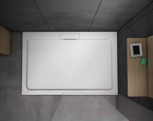 Изображение товара Душевой поддон WeltWasser TRS 12090 120x90x3.5 (с сифоном)