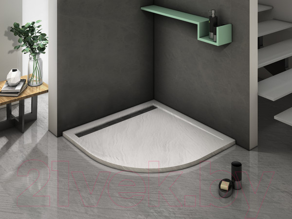 Изображение товара Душевой поддон WeltWasser TRR 90 Stone-WT (с сифоном)