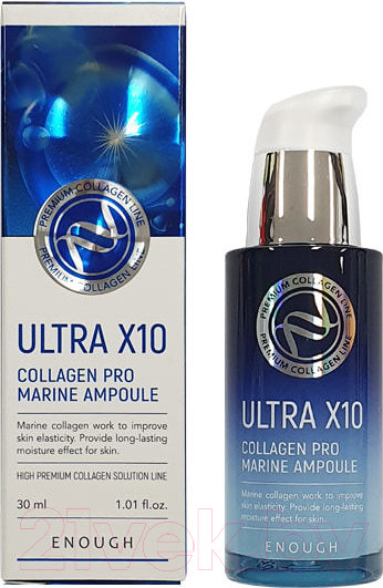 Изображение товара Сыворотка для лица Enough Ultra X10 Collagen Pro Marine Ampoule (30мл)