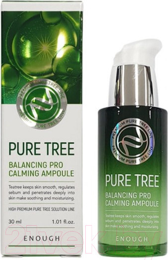 Изображение товара Сыворотка для лица Enough Pure Tree Balancing Pro Calming Ampoule (30мл)