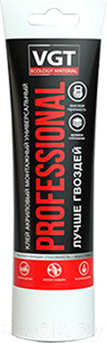 Изображение товара Клей VGT Professional монтажный универсальный (300г, белый)