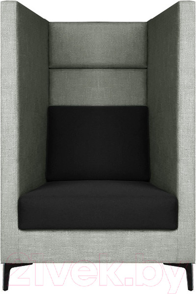 Изображение товара Кресло мягкое Brioli Дирк (J20-J22/серый/черные вставки)