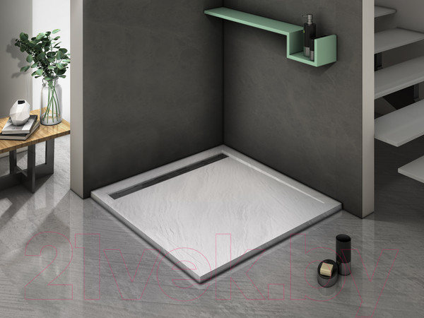 Изображение товара Душевой поддон WeltWasser TRS 100 Stone-WT (с сифоном)