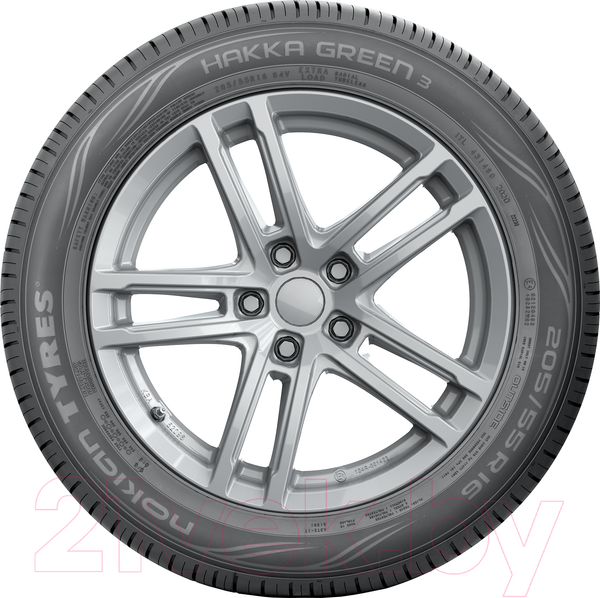 Изображение товара Летняя шина Nokian Tyres Hakka Green 3 225/55R17 101V