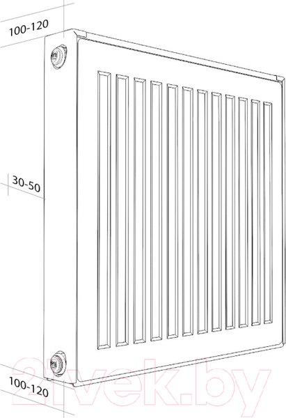 Изображение товара Радиатор стальной Royal Thermo Compact C22-500-400 RAL9016