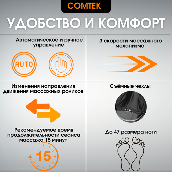 Изображение товара Массажер электронный Comtek Блаженство 6002 (черный)