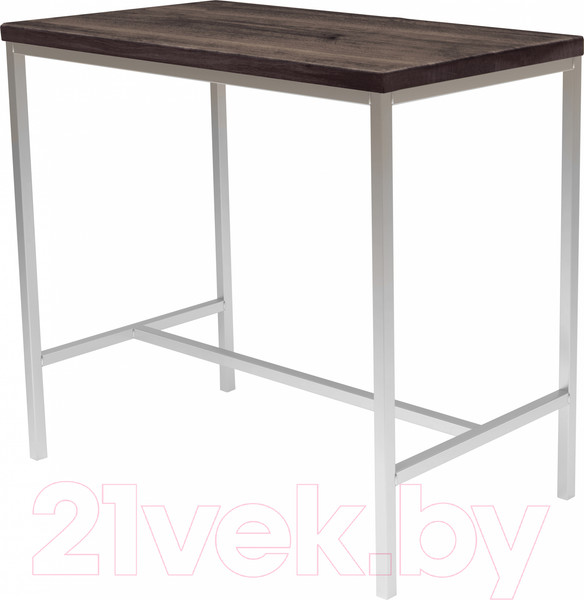 Изображение товара Обеденный стол Buro7 Большой Классика 118x64x106 (дуб мореный/белый)