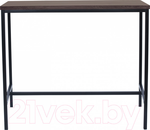 Изображение товара Обеденный стол Buro7 Большой Классика 118x64x106 (дуб мореный/черный)