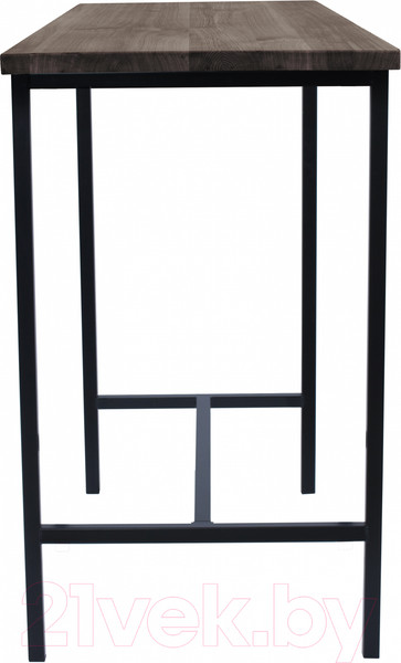 Изображение товара Обеденный стол Buro7 Большой Классика 118x64x106 (дуб мореный/черный)