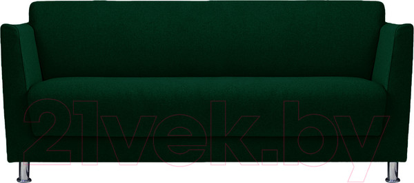 Изображение товара Диван Brioli Куно трехместный (J8/темно-зеленый)