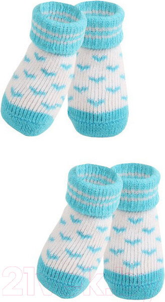 Изображение товара Носочки для животных Puppia Angel Heart / PAMD-SO073-SB-S (голубые сердечки)