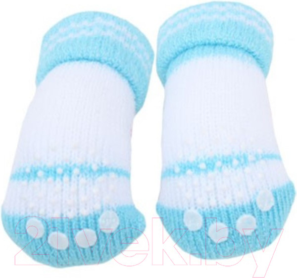 Изображение товара Носочки для животных Puppia Polka Dot II / PAOC-SO1269-SB-S (голубой)