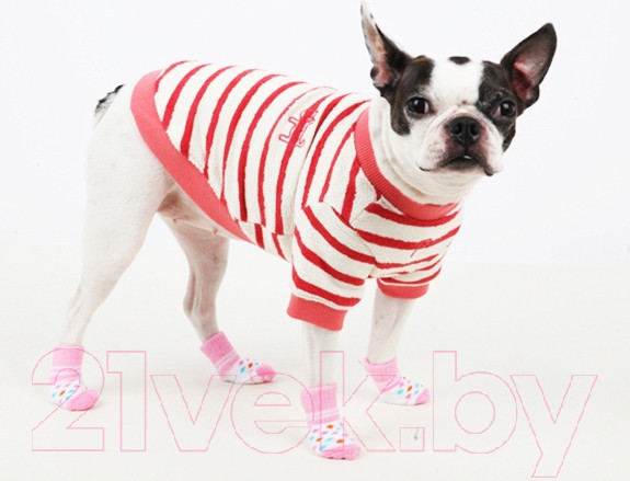Изображение товара Носочки для животных Puppia Polka Dot II / PAOC-SO1269-PK-S (розовый)