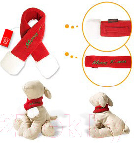 Изображение товара Шарф для животных Puppia Santa / PDDF-SM23-RD-M (красный)