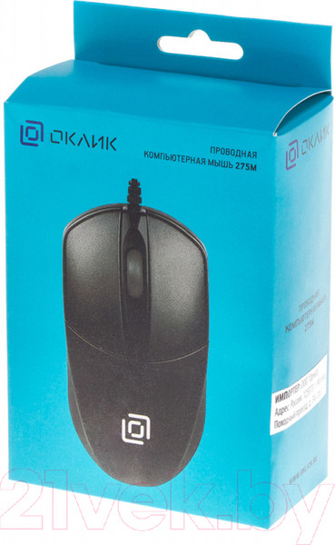 Изображение товара Мышь Оклик 275M (черный)