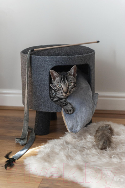 Изображение товара Игрушка для кошек Rosewood Большая рыба / 11075/RW (серый)