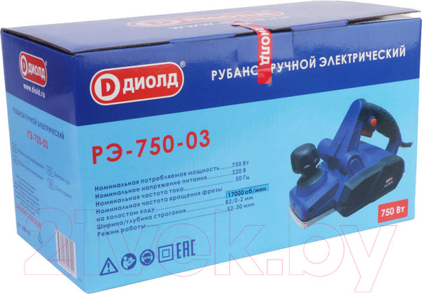 Изображение товара Электрорубанок Диолд РЭ-750-03 (10081180)