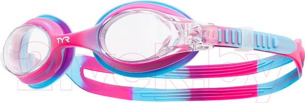 Изображение товара Очки для плавания TYR Kids Swimple Tie Dye / LGSWTD/671 (розовый/голубой)