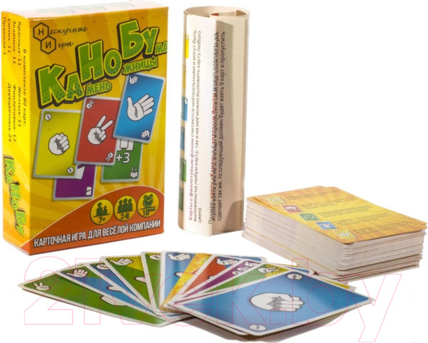 Изображение товара Настольная игра Нескучные игры Игра карточная. КаНоБу / 8105