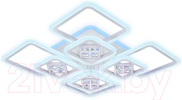 Изображение товара Потолочный светильник Ambrella FA289/4+4 WH (белый)