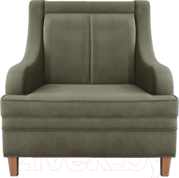 Изображение товара Кресло мягкое Brioli Луи П (B10/серо-коричневый)