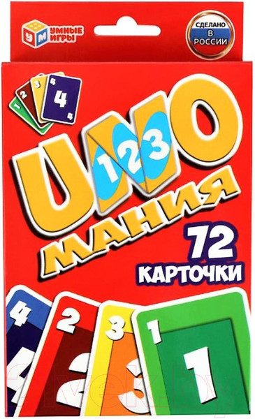 Изображение товара Настольная игра Умные игры Unoмания / 4690590159446