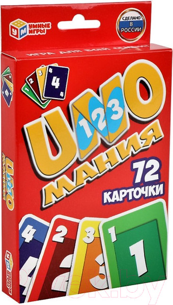 Изображение товара Настольная игра Умные игры Unoмания / 4690590159446