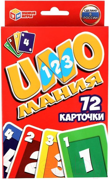 Изображение товара Настольная игра Умные игры Unoмания / 4690590159446