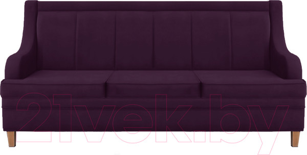 Изображение товара Диван Brioli Луи П трехместный (B40/фиолетовый)