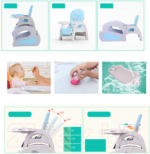 Изображение товара Стульчик для кормления Pituso Elephant / HN-529 (оранжевый)