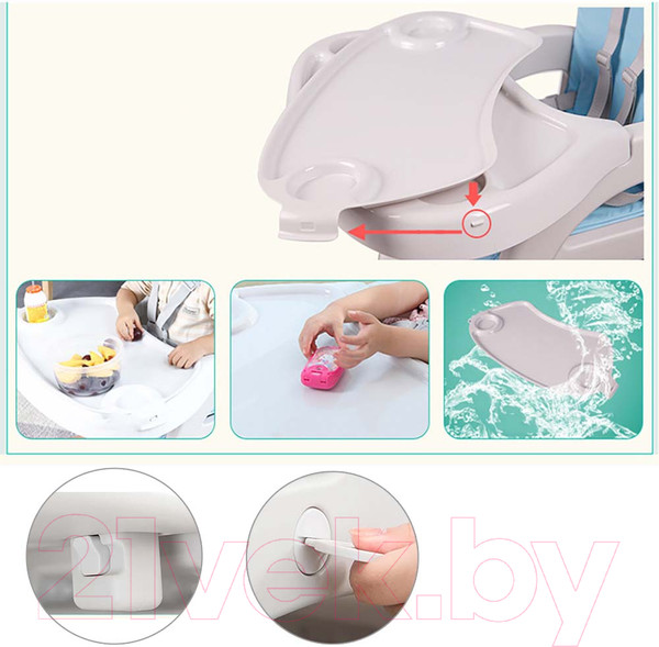 Изображение товара Стульчик для кормления Pituso Elephant / HN-529 (оранжевый)